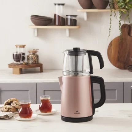 چاي ساز فلزي رزگلد كاراجا 9421