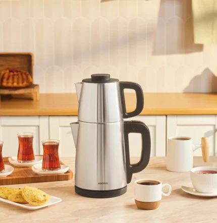 چاي ساز فلز يشمي اينوكس كاراجا 8933