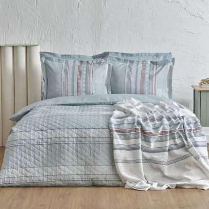 ست خواب تابستاني كايرا ست پيكه دو نفره آبي كاراجا هوم 8216