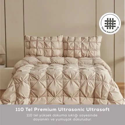 ست خواب راحتي 2 نفره كاميلا بژ كاراجا هوم  9930