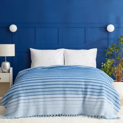 روتختي 2 نفره Loren  آبي كاراجا هوم 2389